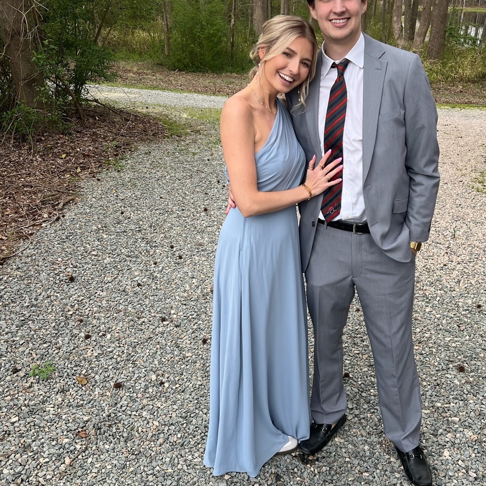 Birdy Grey Dusty Blue Bridesmaid Dress